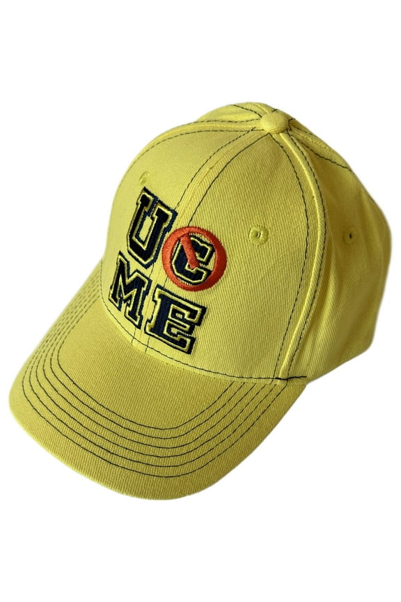 JOHN CENA Yellow U Can't See Me Baseball Cap Hat New