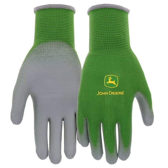 JOHN DEERE JD37200-Y GLOVE PU PALM GREEN