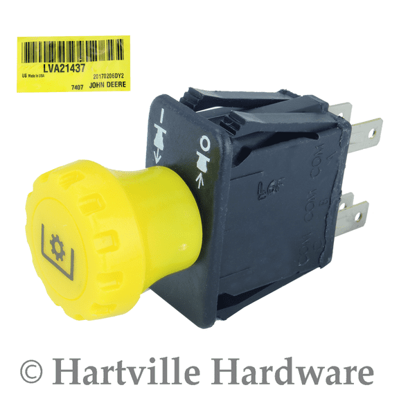 JOHN DEERE #LVA21437 PUSH - PULL PTO SWITCH