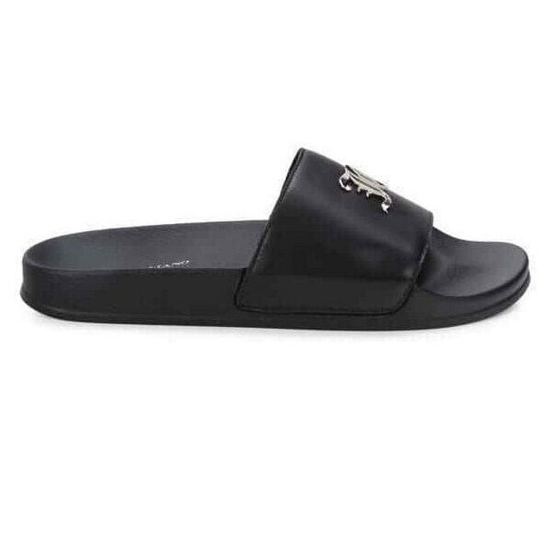 JOHN GALLIANO Logo Leather Slides Size EU 42 / US 9  display picture 3