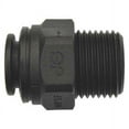 thumbnail image 1 of JOHN GUEST PP011223E Polypropylene Male Connector, 3/8 in Tube Size, 1 of 5
