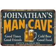 thumbnail image 1 of JOHNATHAN'S Man Cave Gift Metal Sign Green Gift 12x18 112180012357, 1 of 1