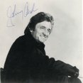 JOHNNY CASH SIGNED AUTOGRAPH 7x7 Photo RING OF FIRE SINGER, VERY RARE