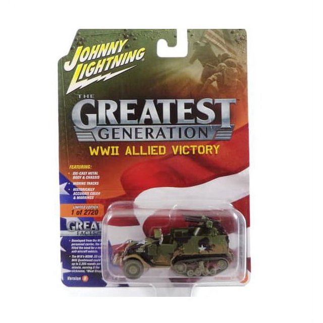 JOHNNY LIGHTNING 1:64 THE GREAT GENERATION WWII ALLIED VICTORY - M16 ...