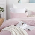 JOHNPEY Queen Duvet Cover and Pillow Shams for All Age,Soft Washed