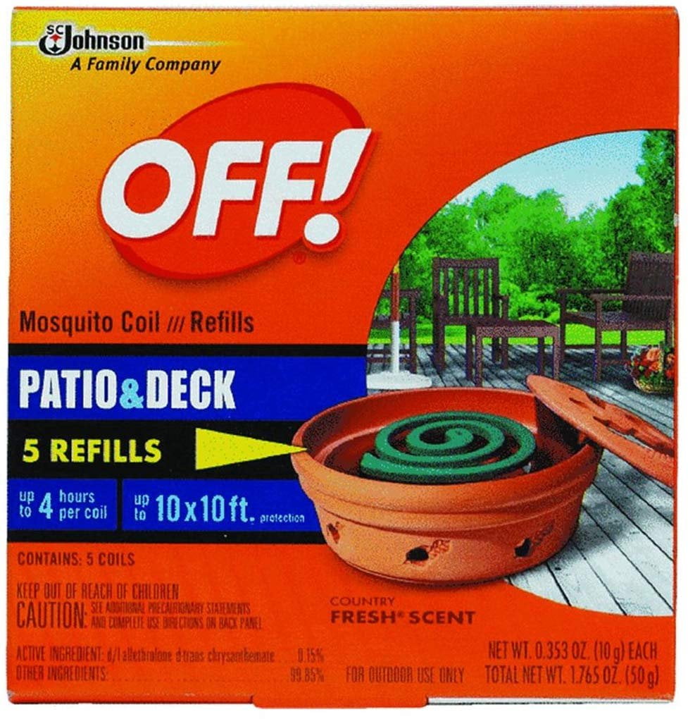 JOHNSON Off! House/Yard Mosquito Coil Refill 4 Count