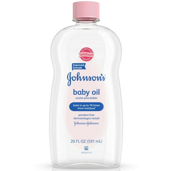 JOHNSON'S Baby Oil 20 oz (Pack of 2)