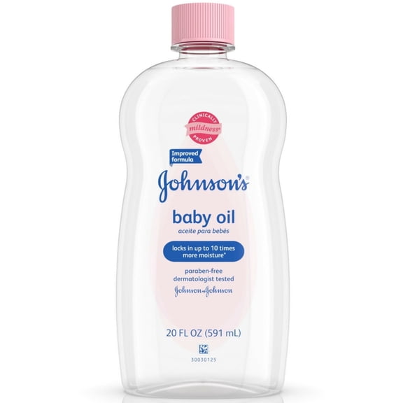 JOHNSON'S Baby Oil 20 oz (Pack of 3)