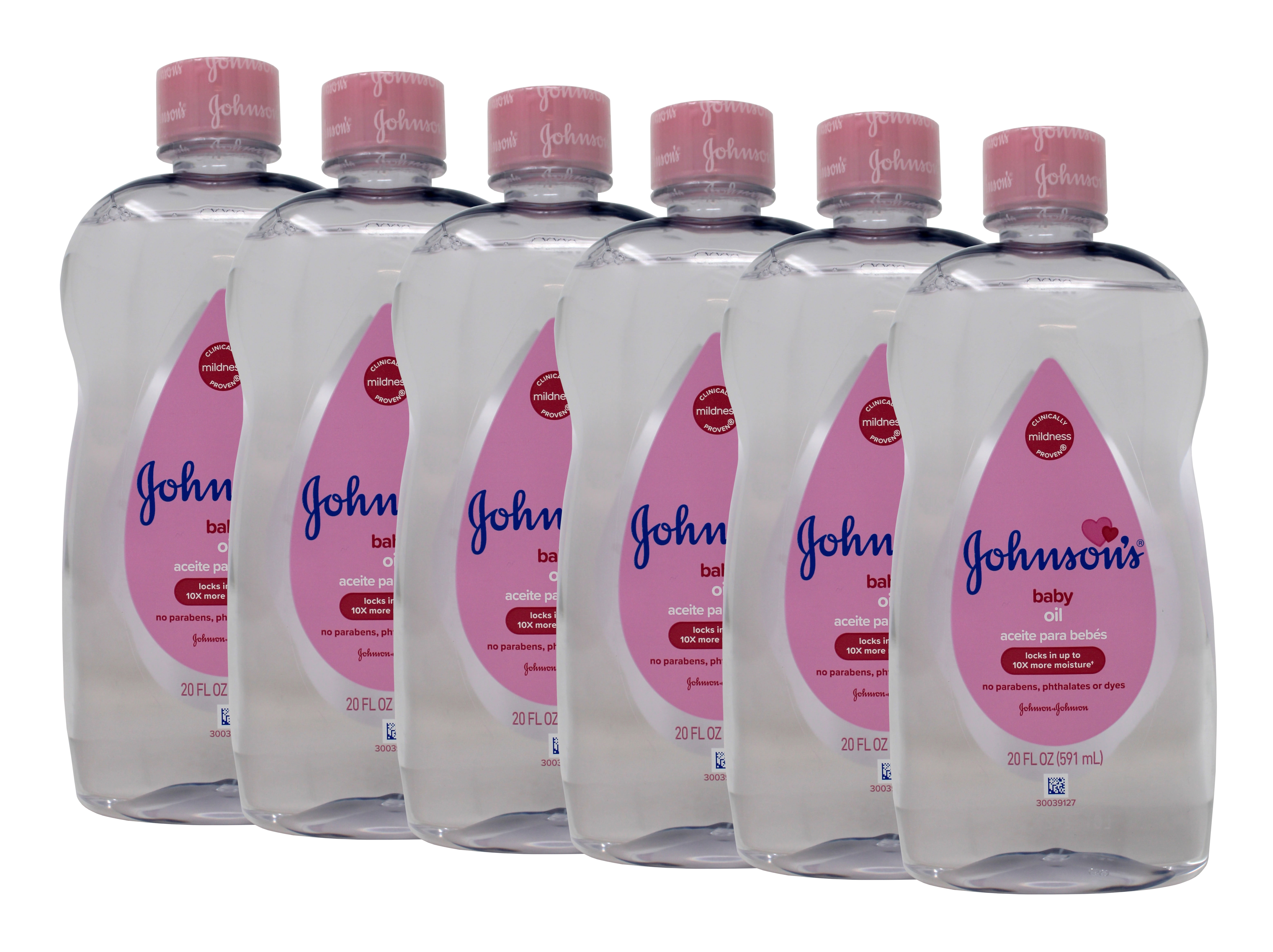JOHNSON'S Baby Oil 20 oz (Pack of 6) - Walmart Business Supplies