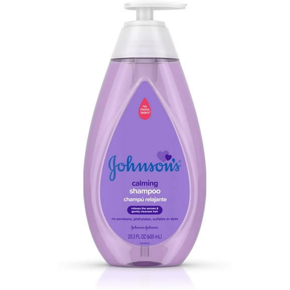 JOHNSON'S Calming Baby Shampoo with Soothing NaturalCalm Scent 20.3 oz (Pack of 6)