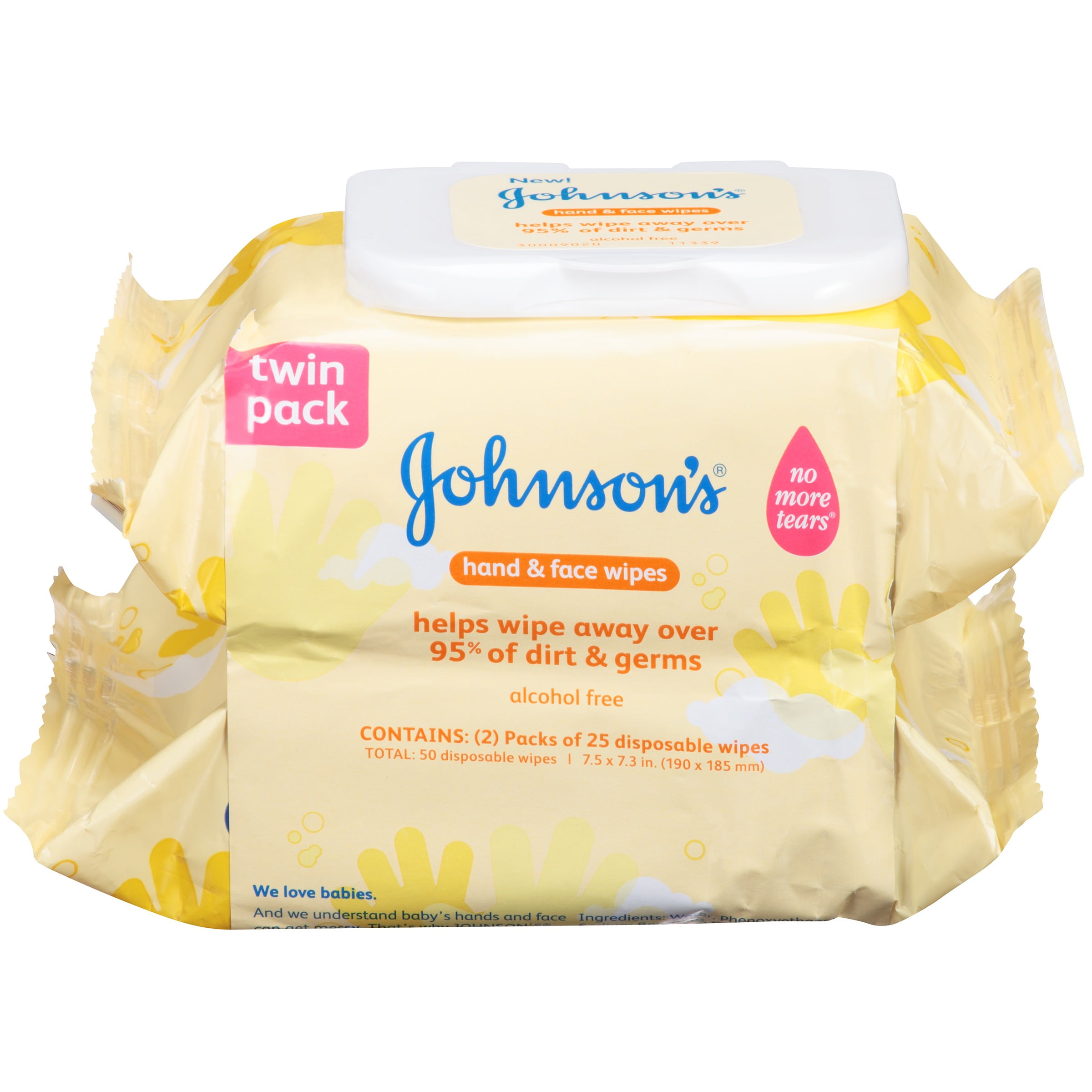 Johnson's® Baby Hand and Face Wipes