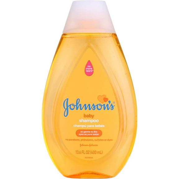 JOHNSON'S Tear Free Baby Shampoo, Free of Parabens, Phthalates, Sulfates and Dyes 13.6 oz (Pack of 2)