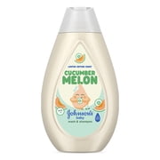 Johnsons Baby Wash & Shampoo, Cucumber Melon Scent, 13.6 fl. oz