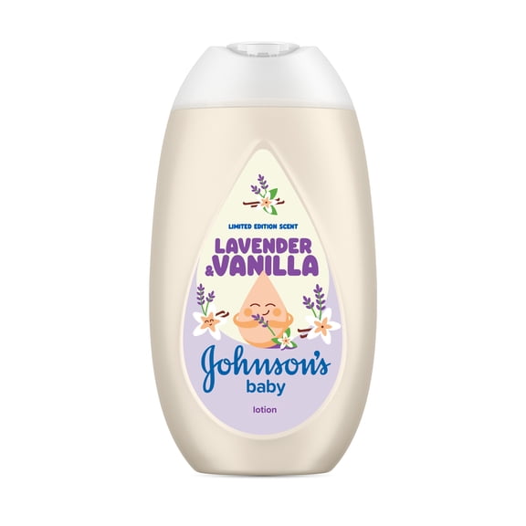 Johnson's Baby Lotion, Lavender & Vanilla Scent, 13.6 fl. oz