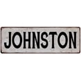 thumbnail image 1 of JOHNSTON Vintage Look Rustic Chic Metal Sign 6x18 106180036850, 1 of 1