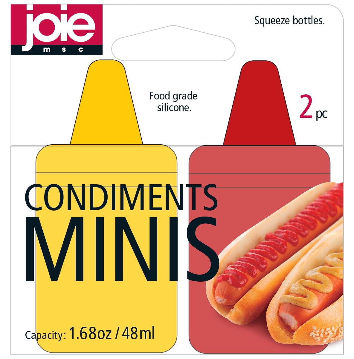 Joie Condiment Bottle Dispenser 2pk Ketchup and Mustard Mini