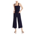 thumbnail image 1 of JOIE Womens Navy Sleeveless Square Neck Tank Jumpsuit Size: 2, 1 of 2