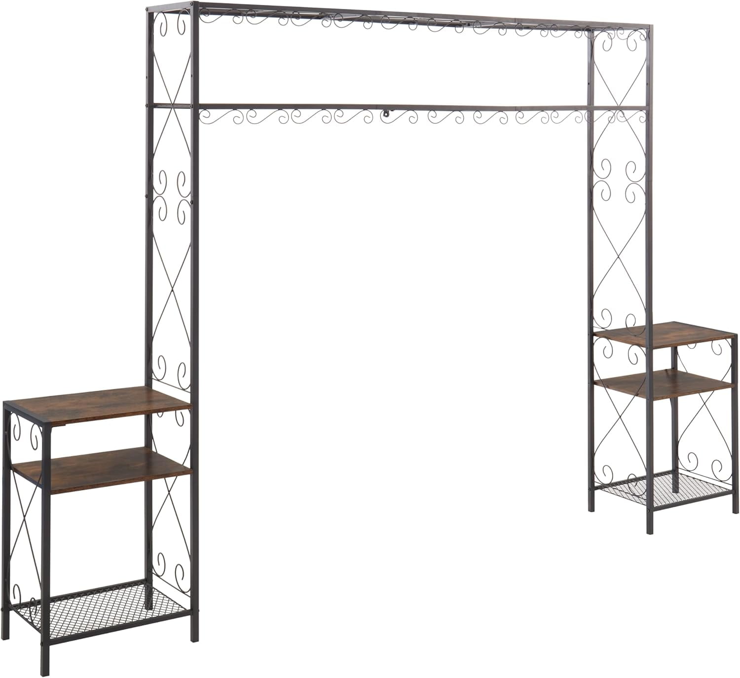 JOIN IRON Queen Size headboard, headboard with sockets, headboard with