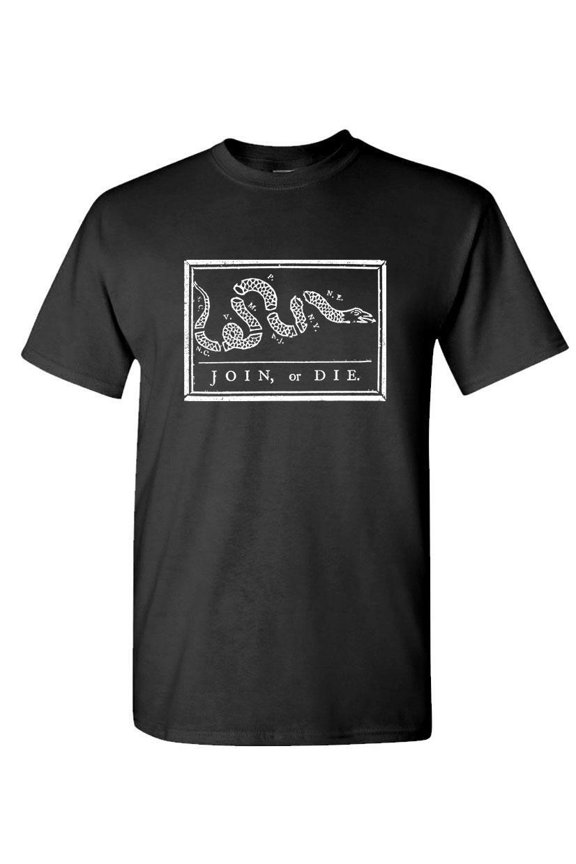 JOIN OR DIE usa american patriot defend - Cotton Unisex T-Shirt