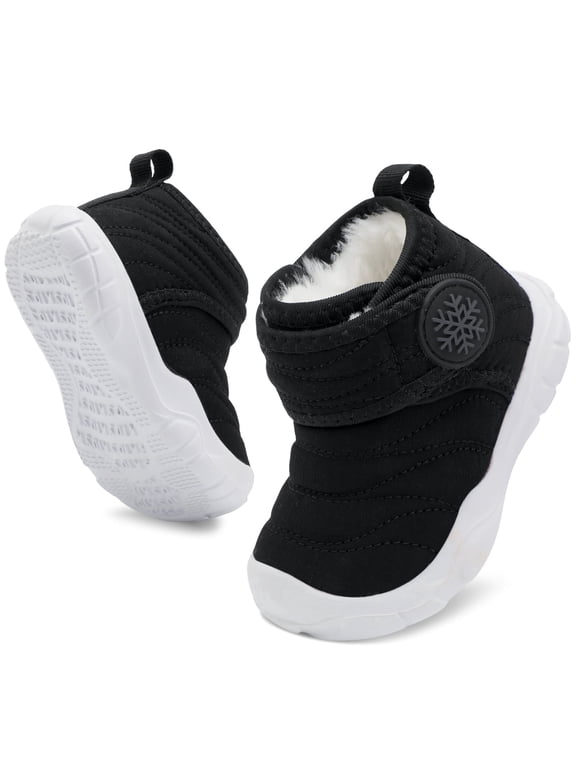 Baby Boys Girls Winter Boots Waterproof Snow Boots Indoor Outdoor 12-18 Months