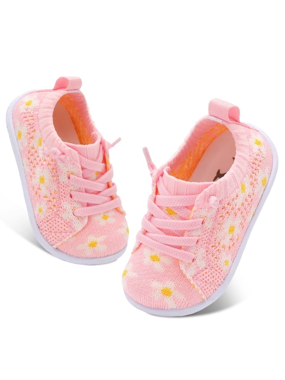 Baby Knit Sock Shoes for Boys Girls First Walking Shoes Infant Barefoot Moisture Wicking Shoes