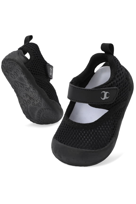 Baby Water Shoes Girls Boys Infant Swim Barefoot Wide Walking Shoes Breathable Mary Jane Style Shoes