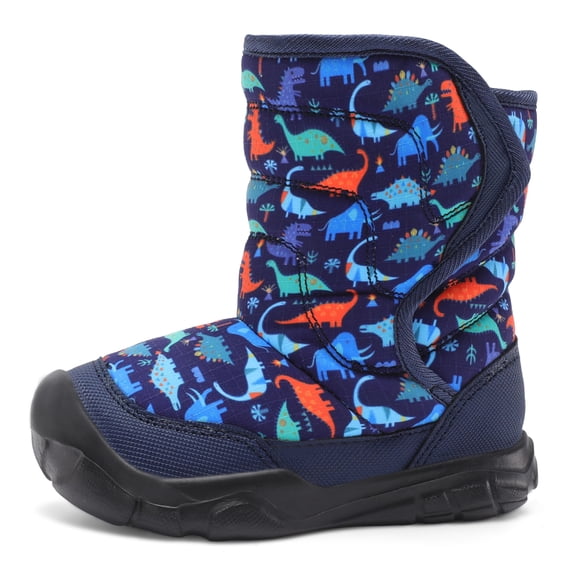 JOINFREE Toddler Boys Girls Winter Boots Waterproof Non-Slip Warm Boots Outdoor