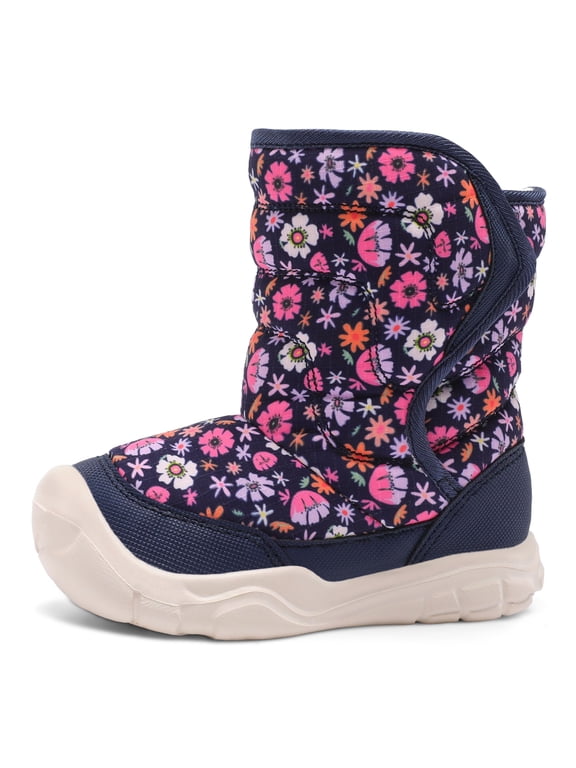 Toddler Boys Girls Winter Boots Waterproof Non-Slip Warm Boots Outdoor