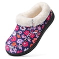 thumbnail image 1 of JOINFREE Kids Boys Girls Slippers Non-slip Fuzzy Memory Foam House Slippers, 1 of 9