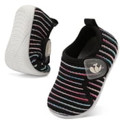 JOINFREE Toddler Boys Girls Barefoot Walking Sport Shoes Kids Casual Slip On School Shoes