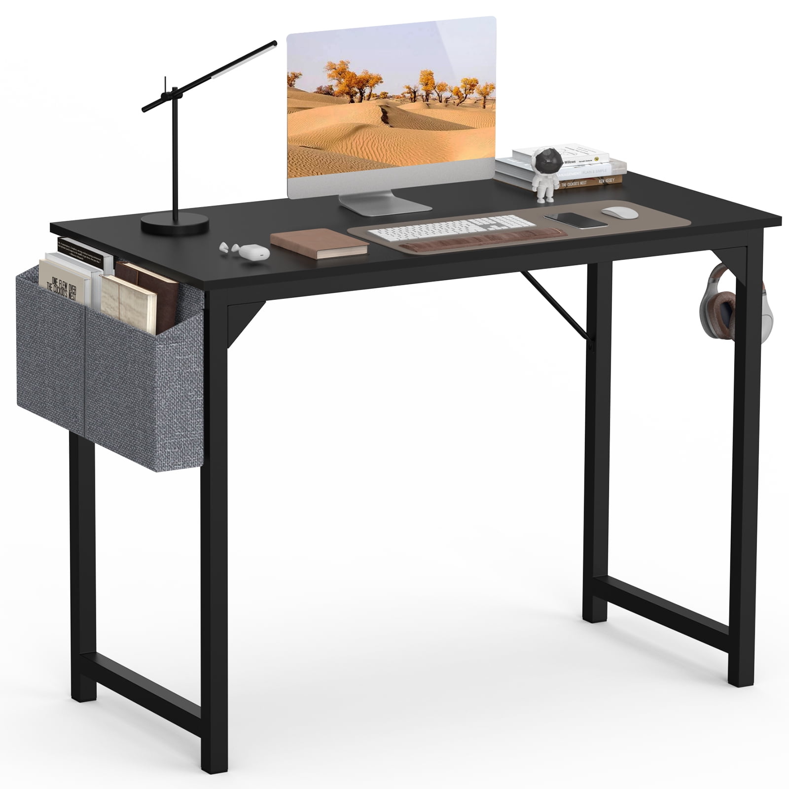 JOINSUN 40 Inch Computer Desk, Desk for Home Office, Writing Desk for ...