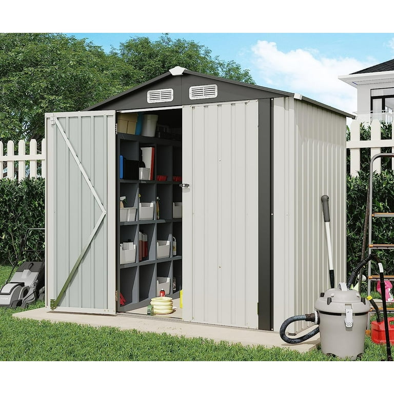 https://i5.walmartimages.com/seo/JOIVI-Outdoor-Storage-Shed-6-x4-Galvanized-Metal-Steel-Weather-Resistant-Garden-Shed-Bike-Garbage-Can-Lawnmower-Tool-W-Lock-Backyard-Patio-Lawn-White_4299c542-cd09-44ba-ab78-a5c8daa7a7ec.fdda1dbaac86e4c82db6c6fe0a4275bf.jpeg?odnHeight=768&odnWidth=768&odnBg=FFFFFF