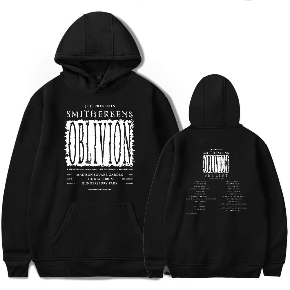 JOJI Smithereens Merch Natural OBLIVION Hoodies pop graphics JOJI Smithereens Unisex Fashion Casual Street Hoodie Sweatshirt Walmart