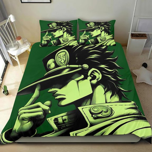 JOJO Advantage Jojo Themed Bed Sheet Set Three Piece Set 53x79 Inches Comfortable And Skin Friendly Unique Design Creating A Star Studded Night