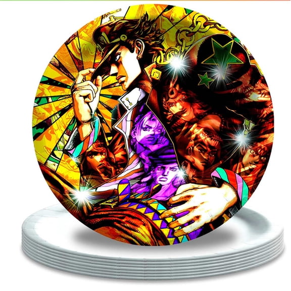 JOJO Advantage Plates Party Supplies Birthday Decorations Tableware Disposable Dinnerware