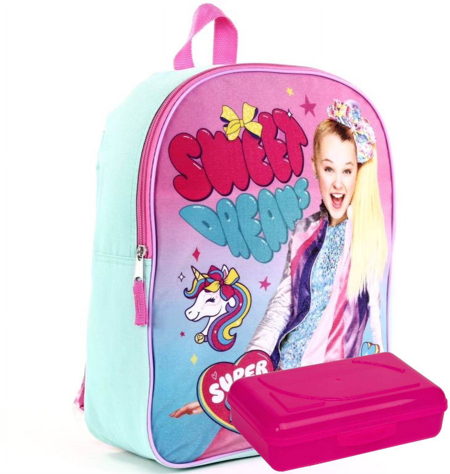 Jojo siwa backpack and lunchbox walmart sale