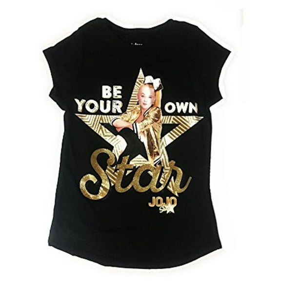 JOJO SIWA Girls' Pink or Black Short Sleeve T-Shirt, Sizes: 4-16