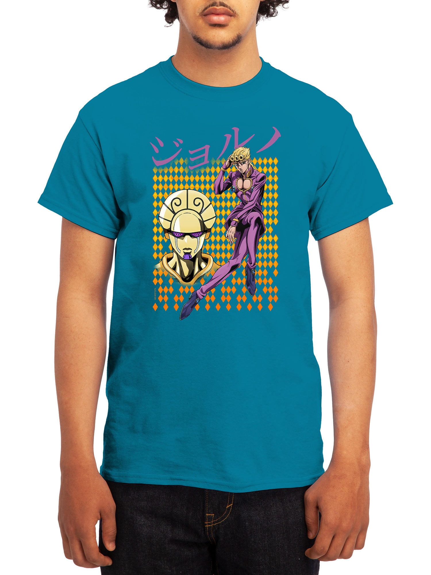【ZELENA】jojo tee JOJO's Bizarre Adventure Men's Short Sleeve Graphic Tee