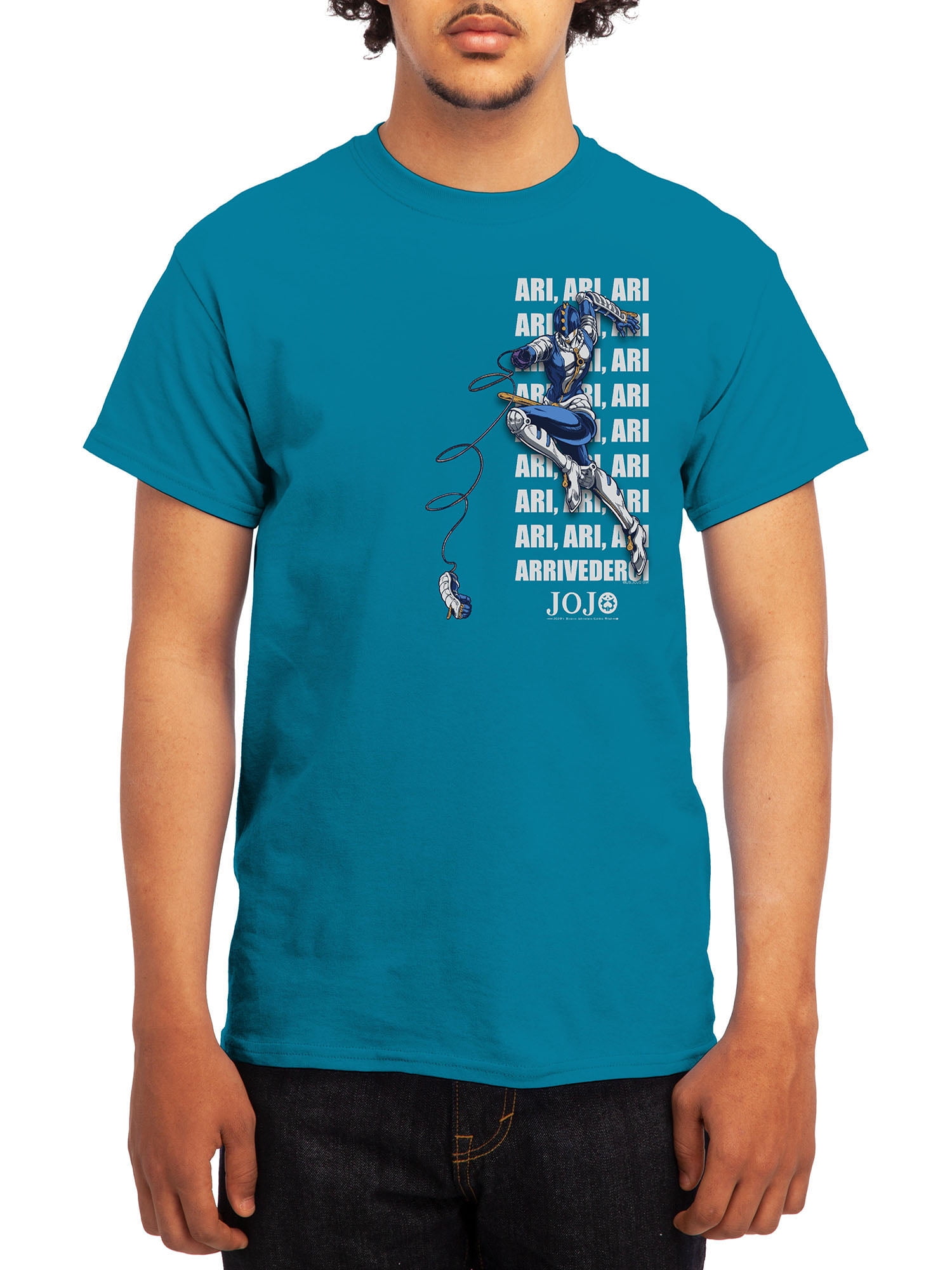 人気カラーの JOJO's Bizarre Tee Graphic Sleeve Short Men's Adventure Clothing