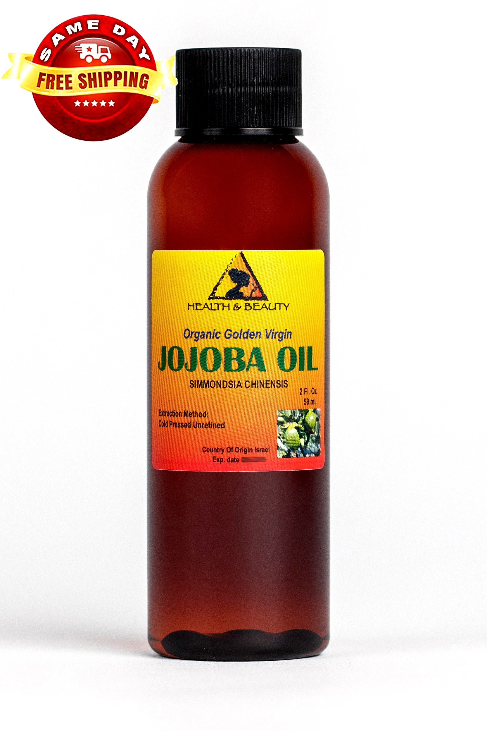 Jojoba oil golden organic carrier unrefined cold pressed raw virgin