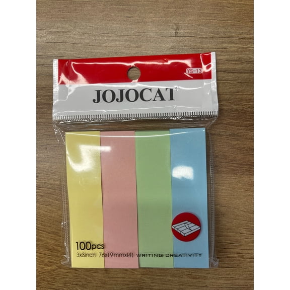 JOJOCAT Book markers Sticky Notes Flags Tabs Page Markers Transparent Sticky Notes , Book ,Pop Up Index Tabs,Label,Flags Stickers