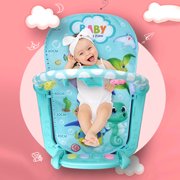 JOJOLAM Baby Activity Gym & Play Mat, Toddler Activity Center Play mat, Unisex, Green Ocean World