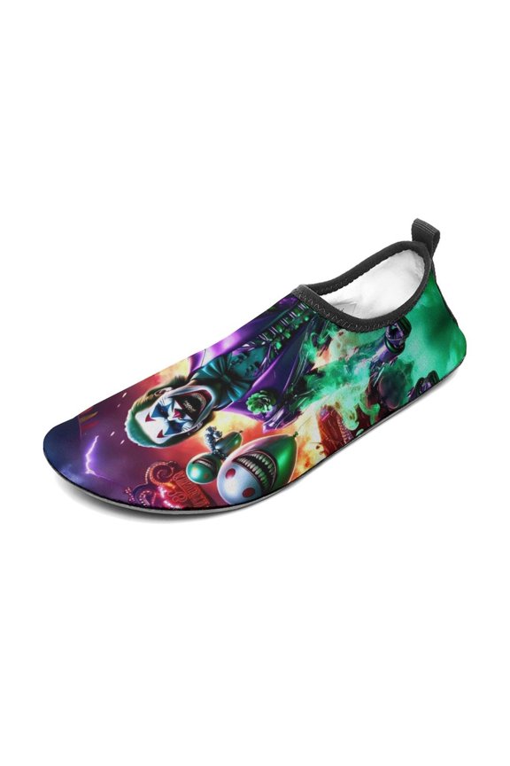 JOKER Water Shoes Beach Swim Barefoot Quick Dry Aqua Socks, Non-Slip Sporty Water Shoes for Men Women 11/12women,9/10men