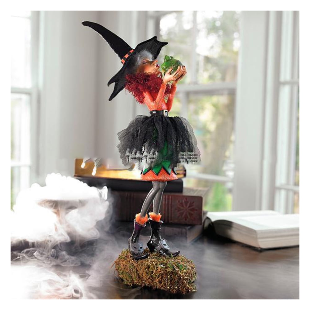 JOLIXIEYE Halloween Bewitching Figure Sculpture Bewitching Witch ...