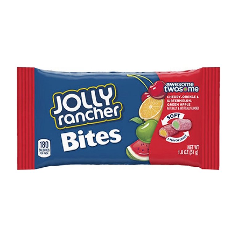 JOLLY RANCHER AWESOME TWOSOME Bites, 1.8 oz, 18 Count