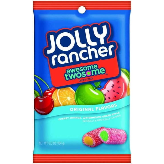 JOLLY RANCHER AWESOME TWOSOME Chewy Candy (Pack of 18)