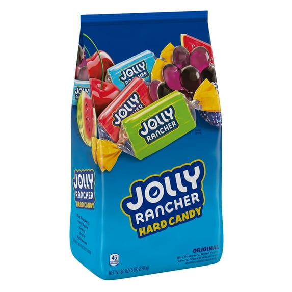JOLLY RANCHER Assorted Fruit Flavored Hard Candy Bulk Bag, 5 lb ES6