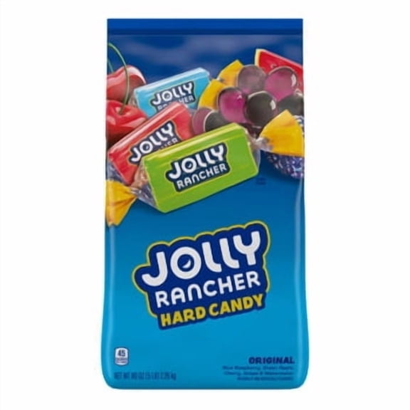 JOLLY RANCHER Assorted Fruit Flavored Hard Candy Bulk Bag, 5 lb