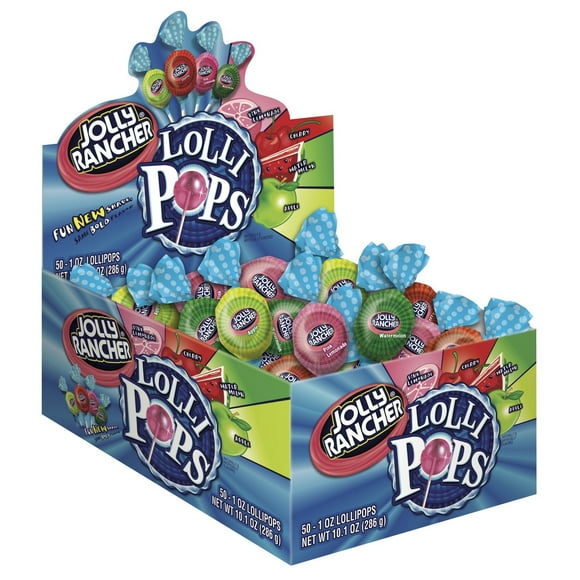 JOLLY RANCHER Lollipops in Assorted Flavors, 50 Count, 30 oz