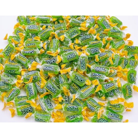 JOLLY RANCHER Original Flavors Hard Candy 2 lb - Bulk Bag, Individually Wrapped, Green Apple (148 Pieces)